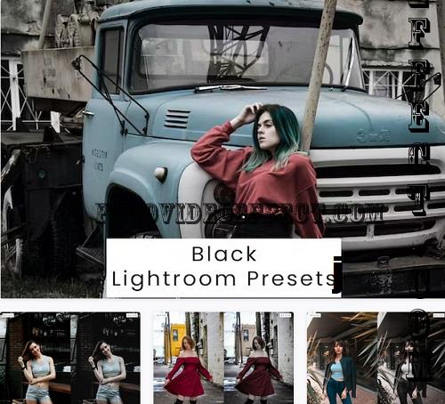 Black Lightroom Presets - R4QTNGT