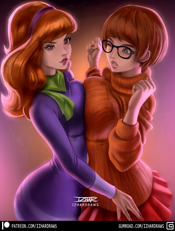 IzharDraws - Daphne Blake & Velma Dinkley (Scooby-Doo) Porn Comic