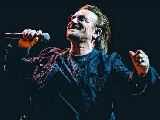 Лідер культового гурту U2 Боно на концерті в Лас-Вегасі закликав США допомогти Україні