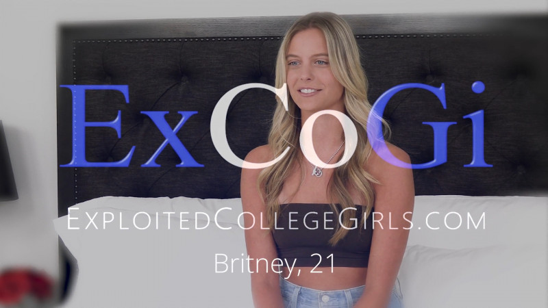 [ExploitedCollegeGirls.com / ExCoGi.com] Britney Rose - I'm a happy girl [2023-11-09, Amateur, Cumshot, Deep Throat, Facial, Hardcore, Natural Tits, Squirt, Straight, Threesome (FMM), Toys, 1080p, SiteRip]