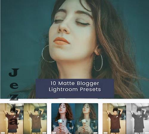 10 Matte Blogger Lightroom Presets - 5ZYRLQE