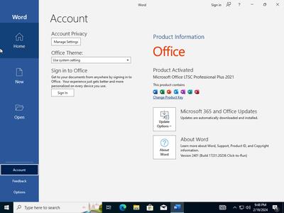 Windows 10 Enterprise 22H2 build 19045.4046 With Office 2021 Pro Plus Preactivated February 2024 (x64) 