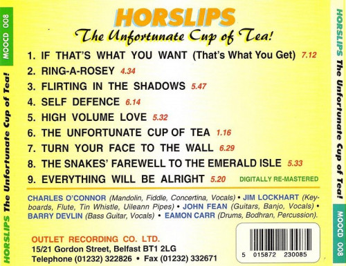 Horslips - The Unfortunate Cup of Tea (1975) (Remastered, 1989) Lossless