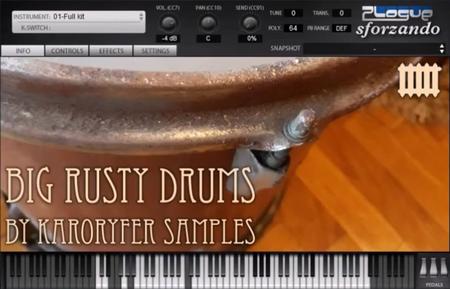 Karoryfer Samples Big Rusty Drums v1.100 for Sforzando