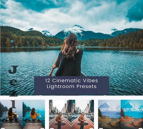 12 Cinematic Vibes Lightroom Presets - R29VLC5
