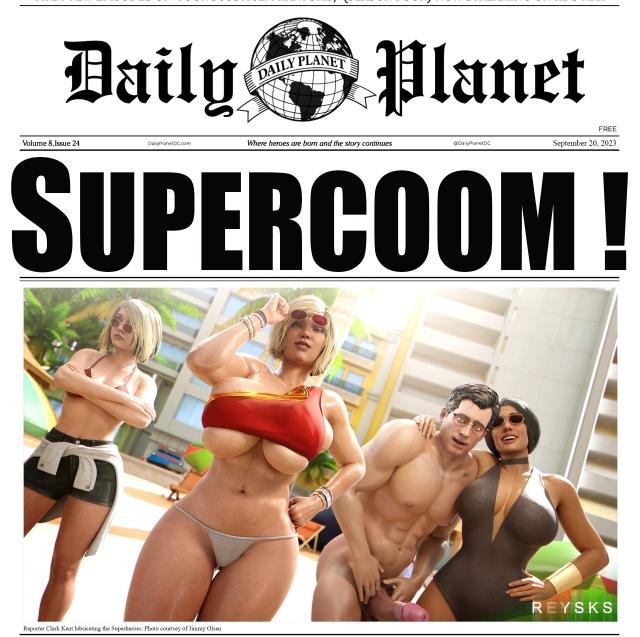 Rysketches - Supercoom! - Superman 3D Porn Comic