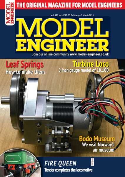 Model Engineer – Issue 4737 2024