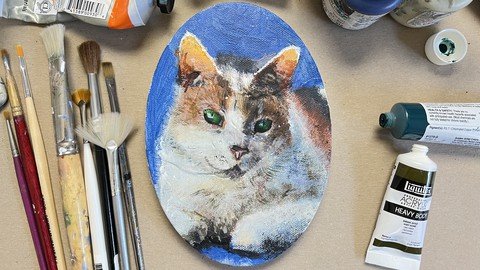 Learn To Paint Any Pet Portrait In Acrylic Paint