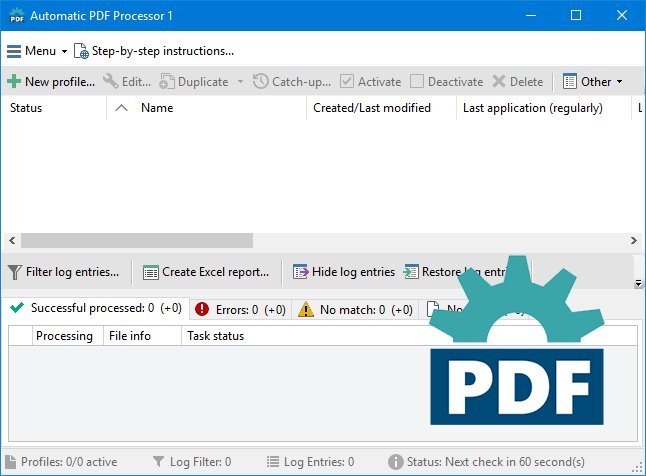 Gillmeister Automatic PDF Processor 1.30.11