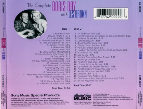 Doris Day - Complete Doris Day with Les Brown (1998) 2CD Lossless