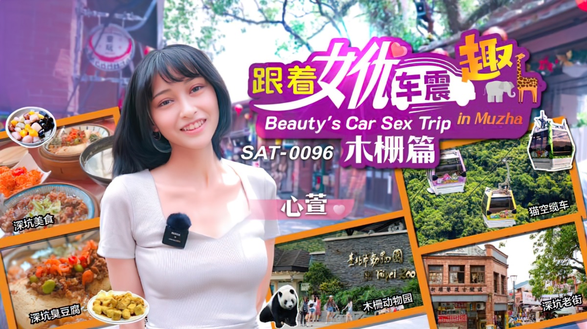 Xin Xuan - Beauty's Car Sex in Muzha. (Sex & Adultery) [SAT-0096] [uncen] [2024 г., All Sex, Blowjob, 720p]