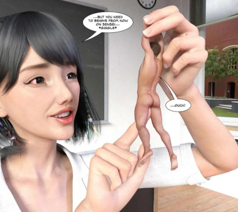 Ilayhu - Yumiko's Sensei 3D Porn Comic