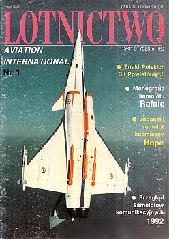 Lotnictwo Aviation International 1992 Nr 01