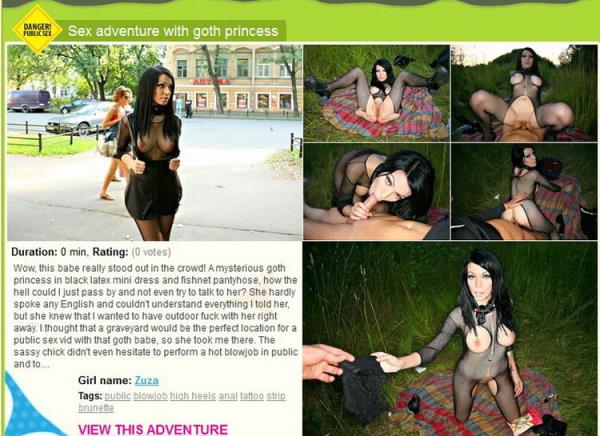 PublicSexAdventures/WTFpass: Sex adventure with goth princess ( Zuza) (HD) - 2024