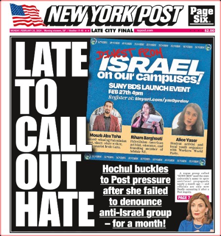 New York Post - February 26 2024