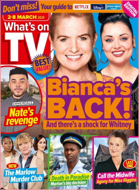 Whats on TV - 2 8 March 2024