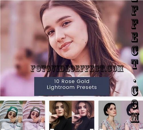 10 Rose Gold Lightroom Presets - YKXZDFU