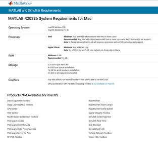 MathWorks MATLAB R2023b Update 7 macOs (Apple Silicon & Intel Processor)