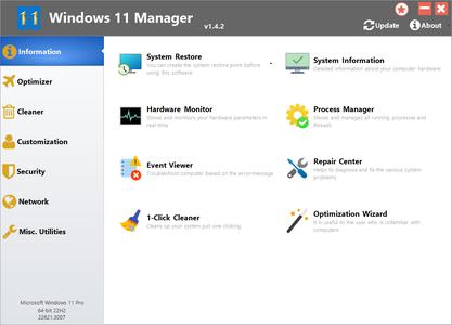Yamicsoft Windows 11 Manager 1.4.2 Multilingual + Portable (x64)