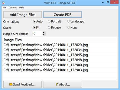 VovSoft Image to PDF 3.1