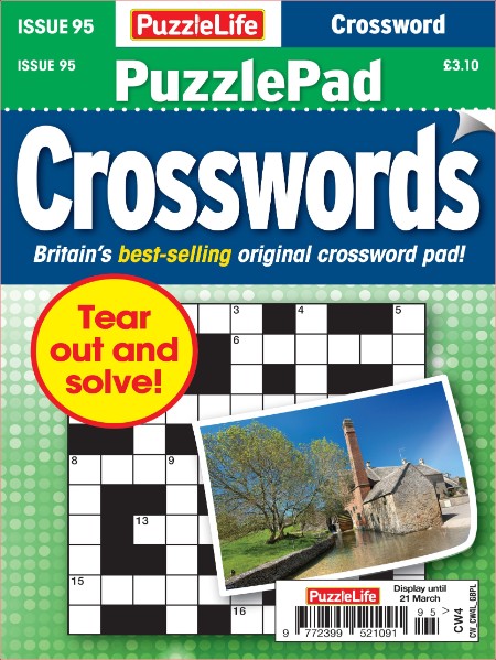 PuzzleLife PuzzlePad Crosswords - Issue 95 - 22nd February 2024