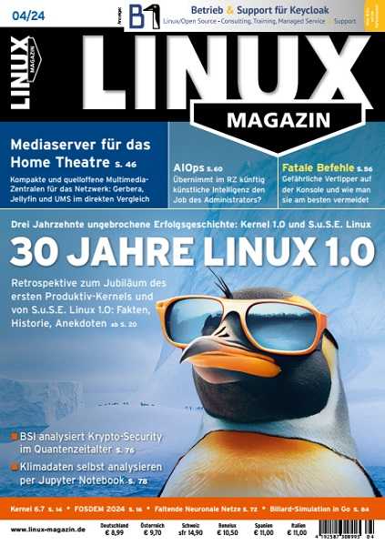 Linux-Magazin №04 April 2024
