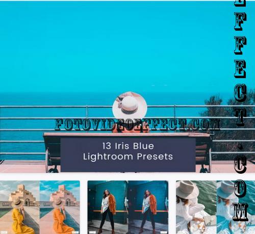 13 Iris Blue Lightroom Presets - DCT8GGY
