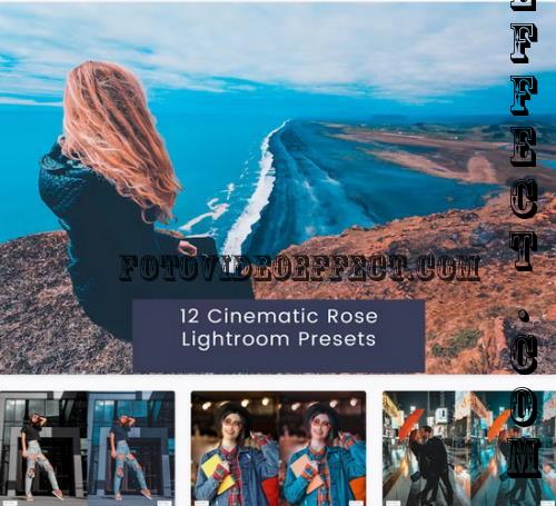 12 Cinematic Rose Lightroom Presets - EQU6UEY