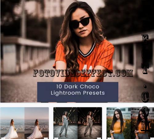 10 Dark Choco Lightroom Presets - B47FMNX