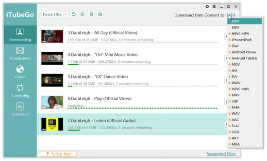 iTubeGo YouTube Downloader 7.4.1 Multilingual