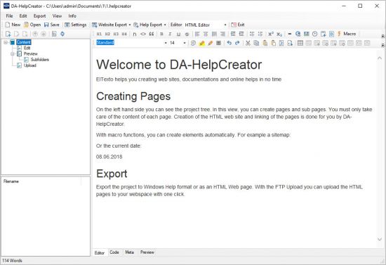 DA-Software HelpCreator 2.8.0