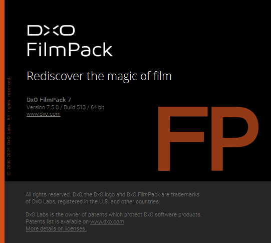 Portable DxO FilmPack 7.5.0 Build 513