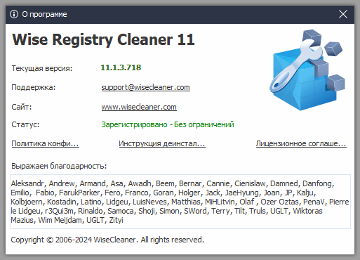 Wise Registry Cleaner Pro 11.1.3.718 + Portable