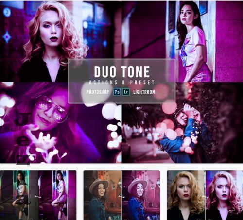 Duo Tone Preset and Action - XAXCADN