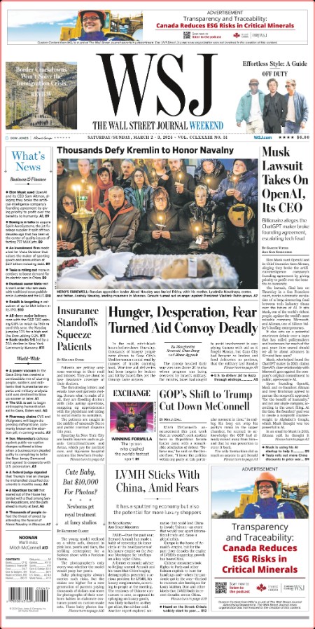 The Wall Street Journal Weekend - March 23 2024