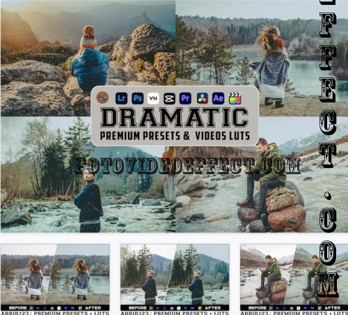 Dramatic Travel Luts Video Presets Mobile Desktop - GR2CS59