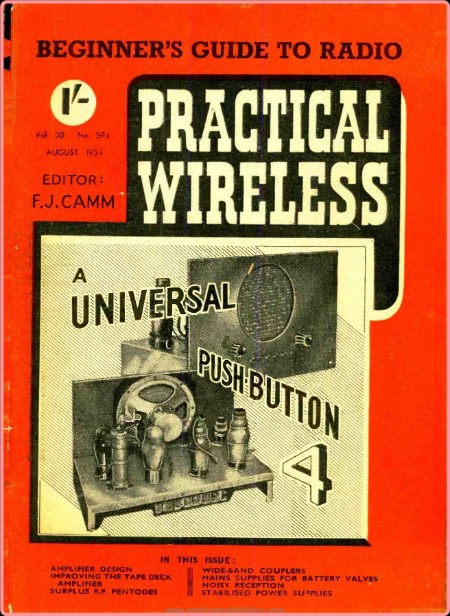 Practical Wireless 1954-08