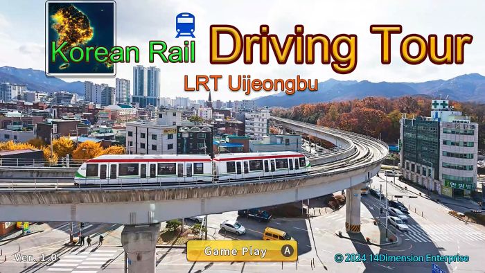 Korean Rail Driving Tour-LRT Uijeongbu (2024) -TENOKE / Polska Wersja Językowa