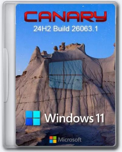 Windows 11 Pro  24H2 Build 26063.1 Canary (Ru/2024)