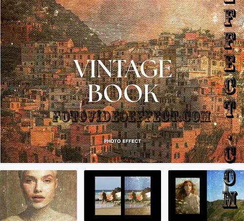 Vintage Book Photo Effect - 92015736