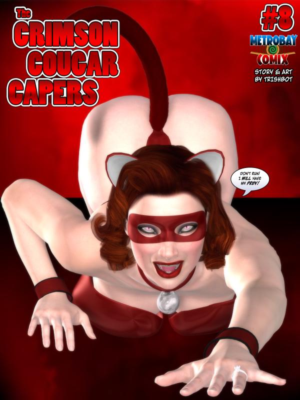 Trishbot - Crimson Cougar Capers 8 3D Porn Comic