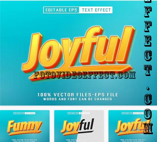 Joyful Editable Text Effect - G53EE2U