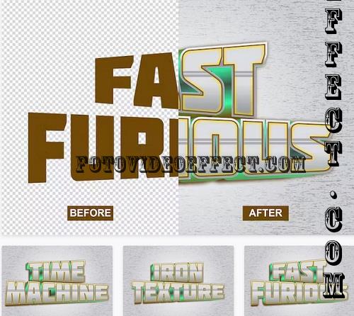 Fast Furious Text Effect - CV8MRBN