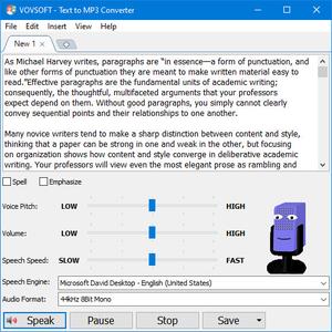VovSoft Text to MP3 Converter 3.4 + Portable