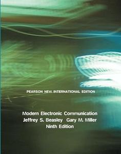 Modern Electronic Communication Pearson New International Edition (2024)