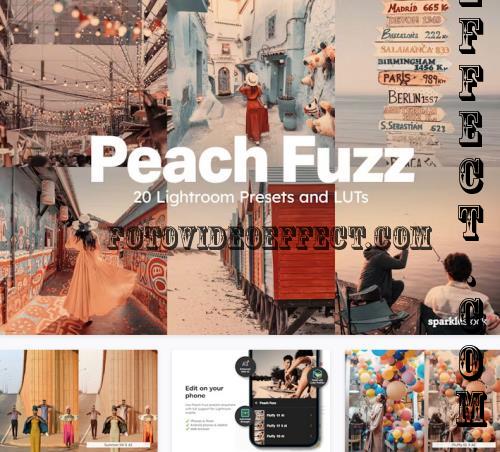 20 Peach Fuzz Lightroom Presets LUTs - 92172675