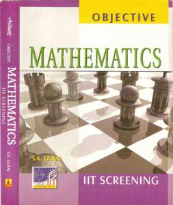 Objective mathematics IIT screening