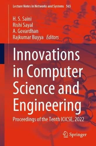 Innovations in Computer Science and Engineering Proceedings of the Tenth ICICSE, 2022 (2024)