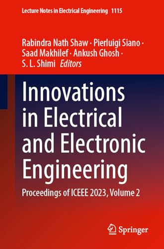 Innovations in Electrical and Electronic Engineering Proceedings of ICEEE 2023, Volume 2