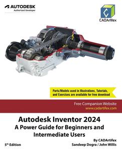 Autodesk Inventor 2024 A Power Guide for Beginners and Intermediate Users